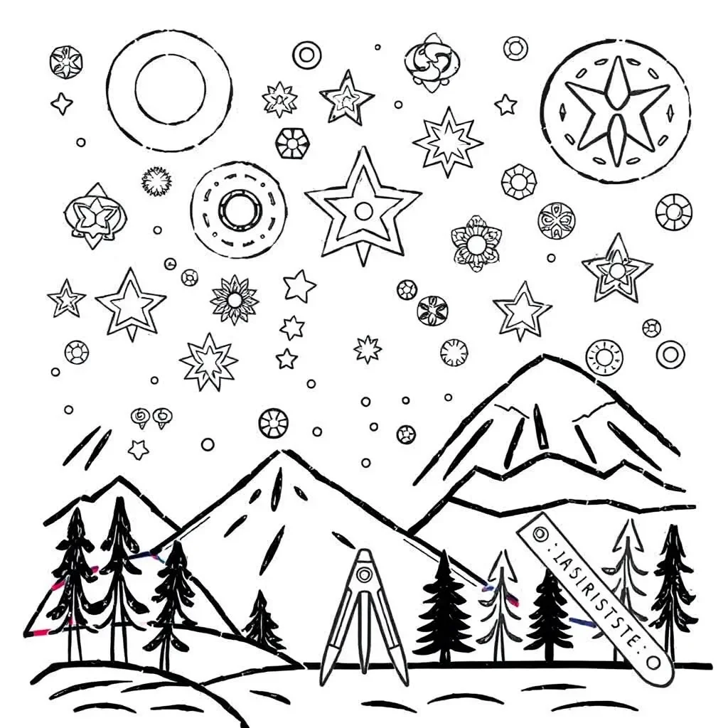Matariki stars and geometric patterns
