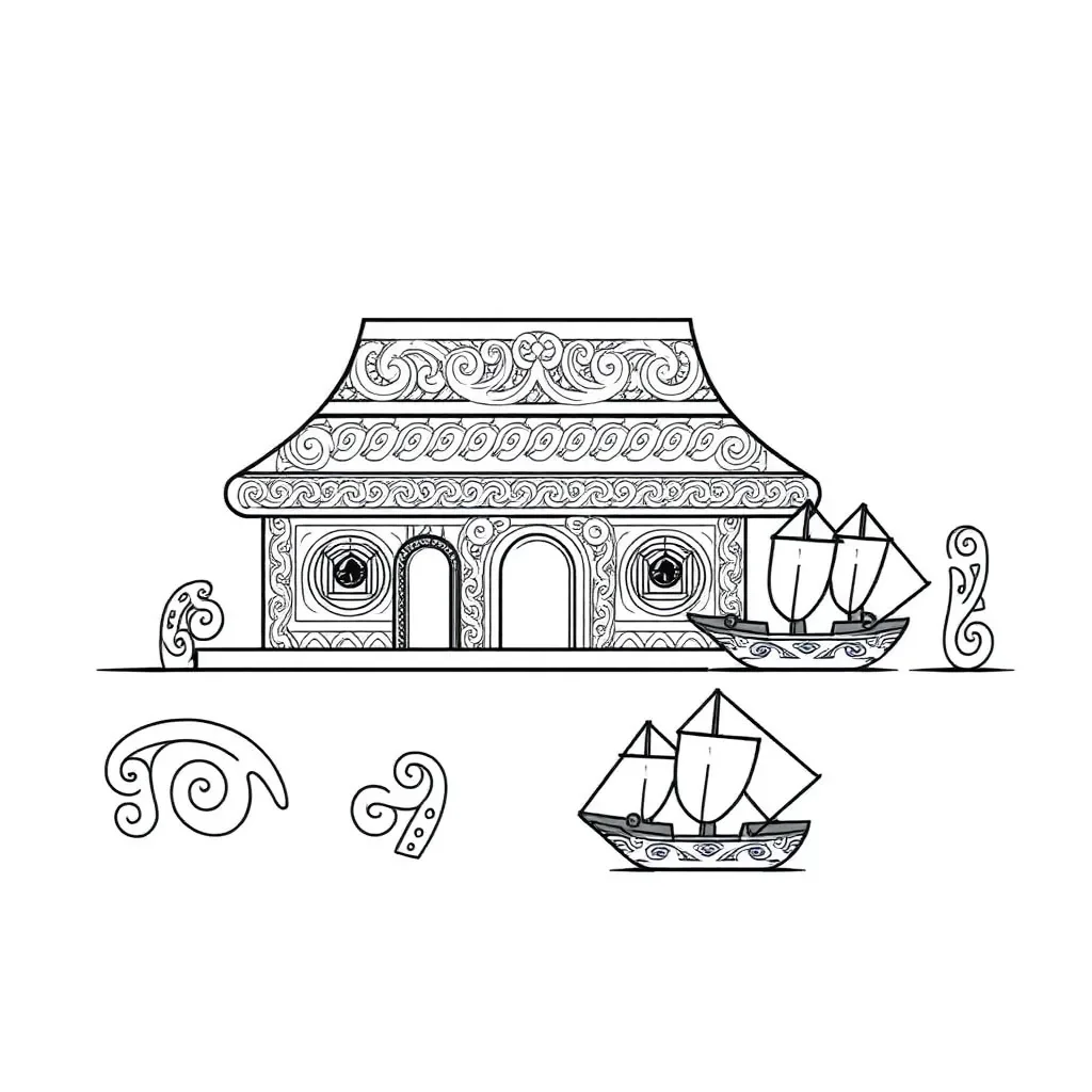 Te Tiriti o Waitangi document illustration