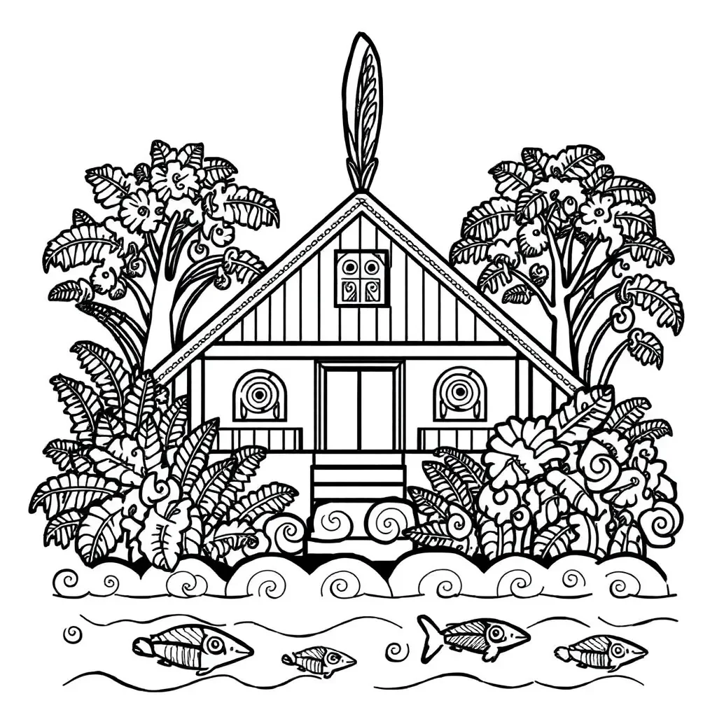 Kiwi bird illustration