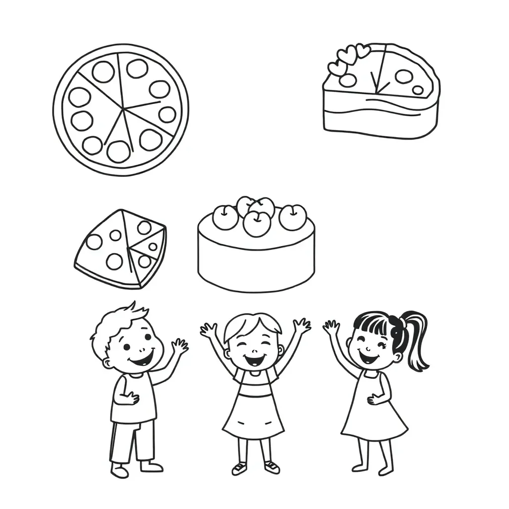 Fraction problems illustration
