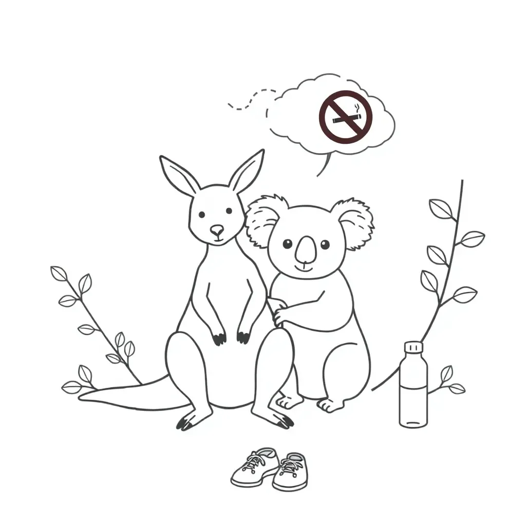 Vaping awareness illustration