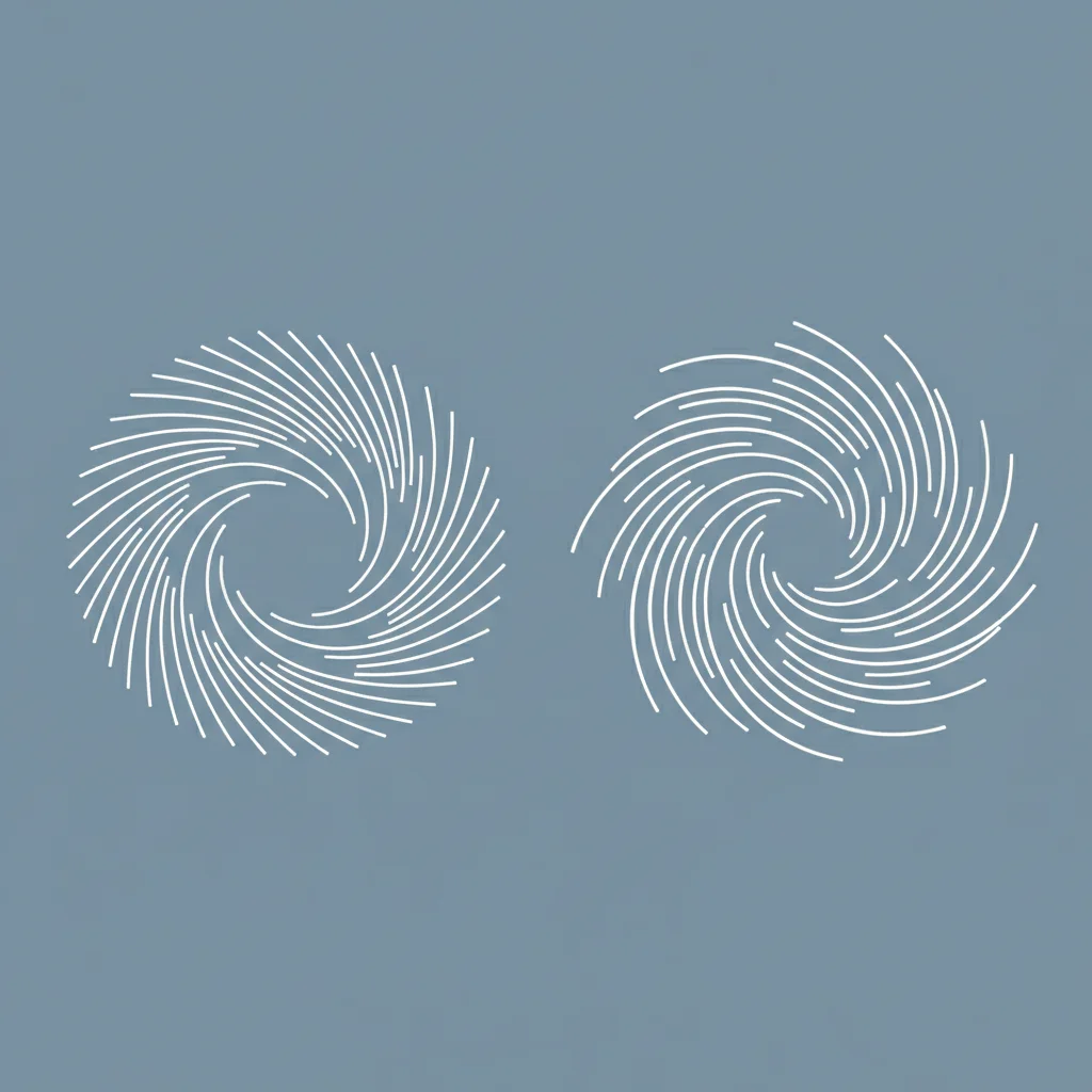 How do swirling lines make hurricanes look powerful?