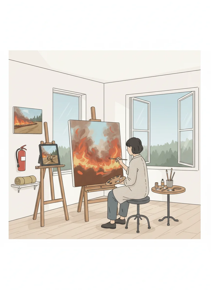 Bush Fire Safety in Art