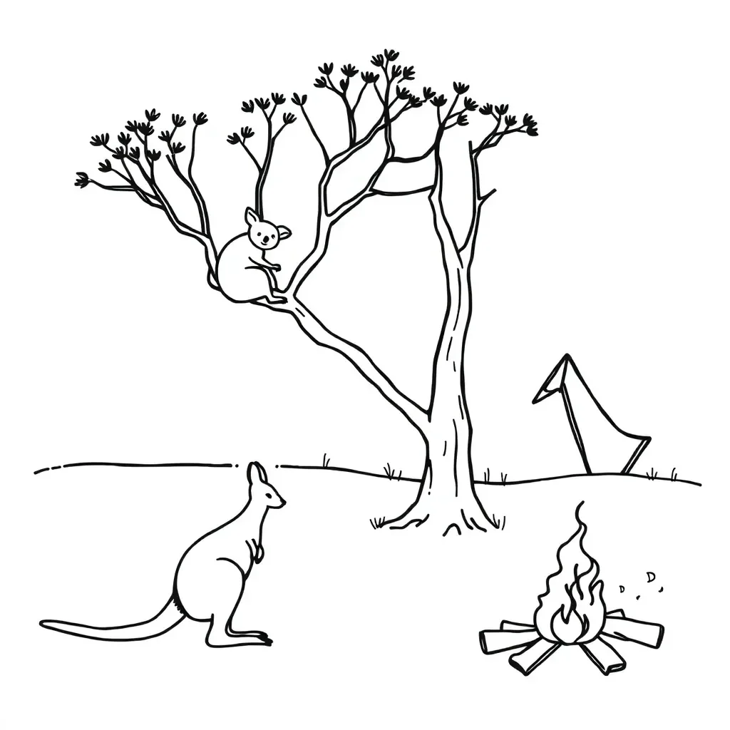 Grammar and language illustration