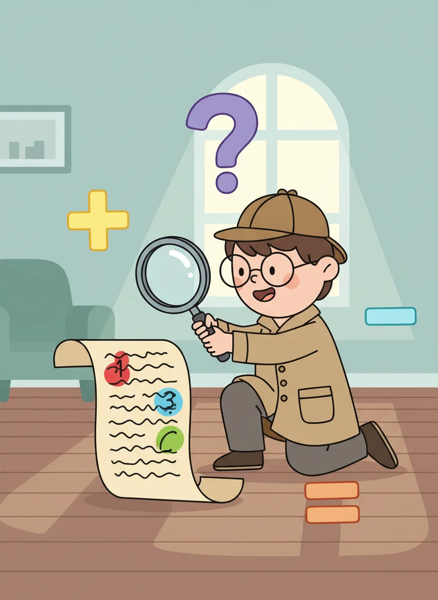What is a Math Words Detective?