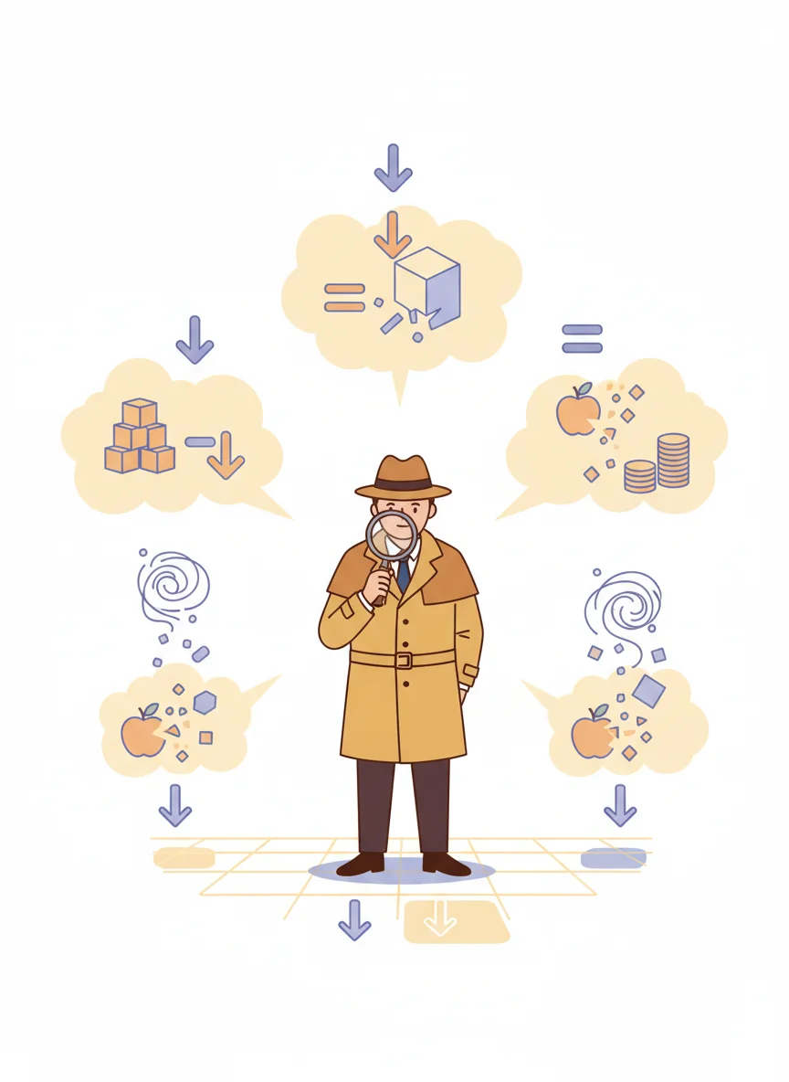 Subtraction Detective Words