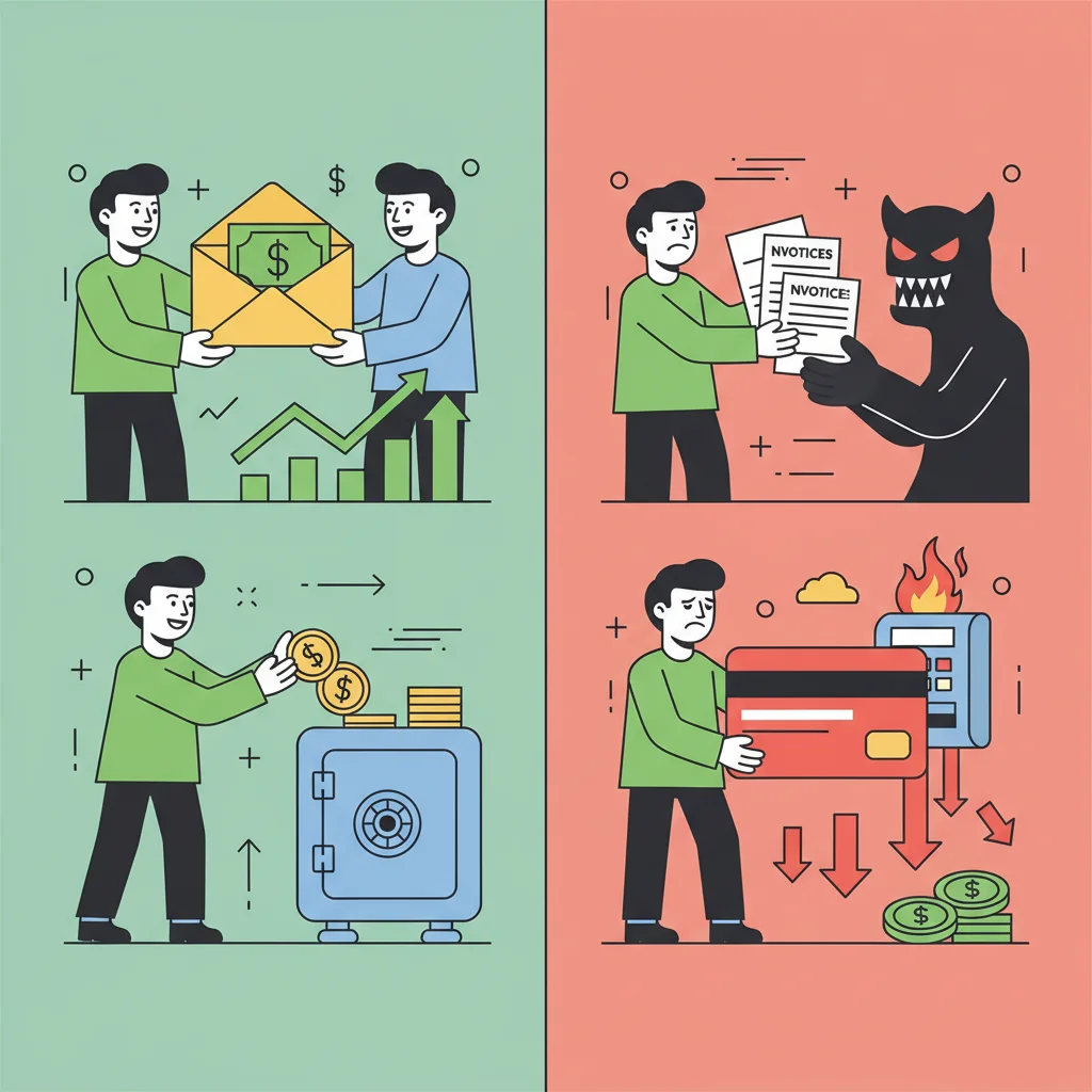 Positive vs Negative in Finance