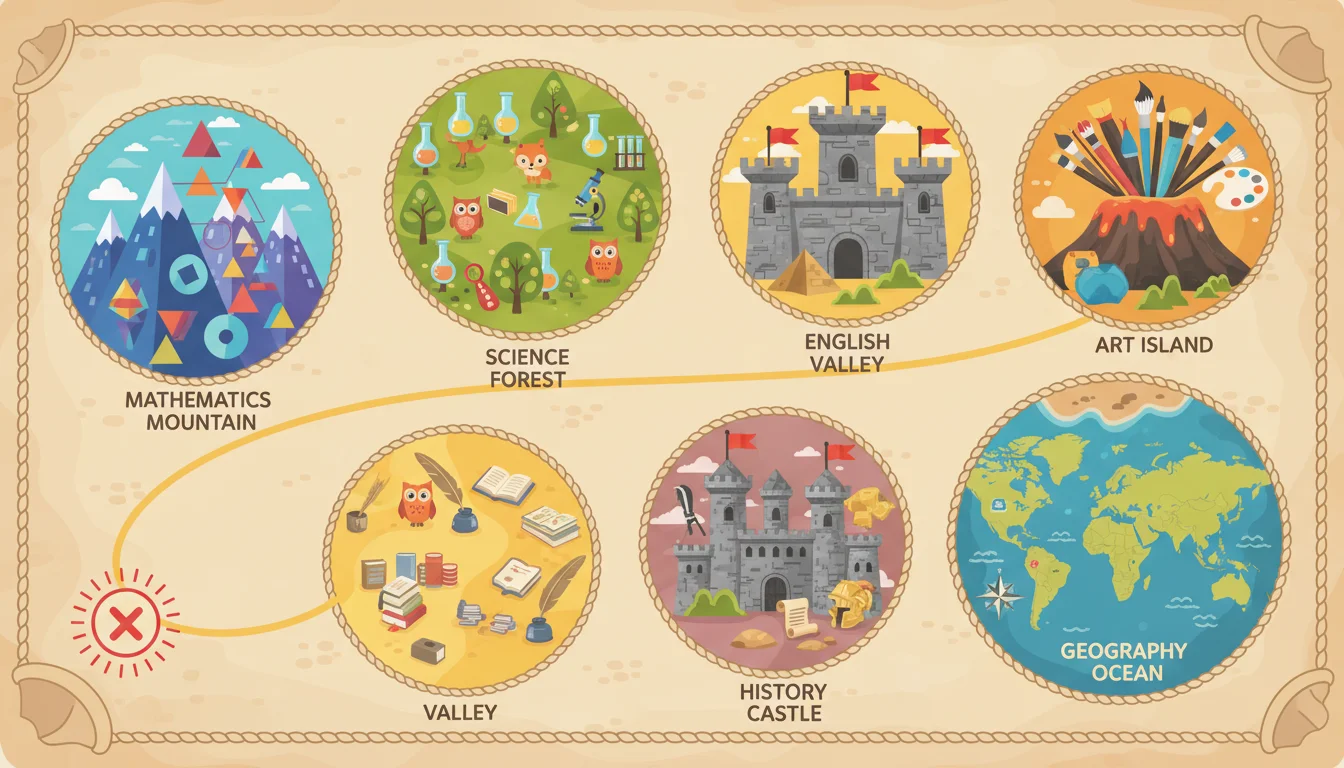 The Learning Adventure Map
