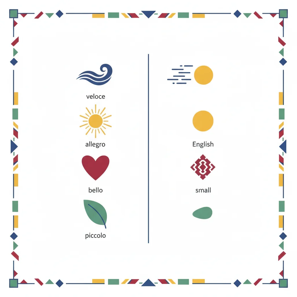 Vocabulary Glossary - Aggettivi
