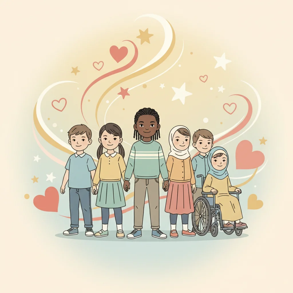 Our Strong Bodies, Happy Friends Message