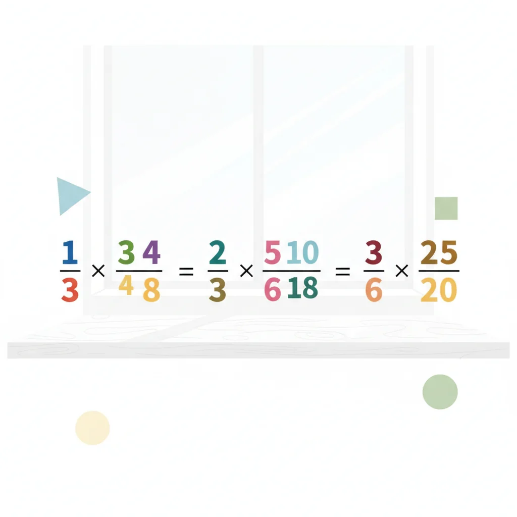 Multiplying Fractions Examples