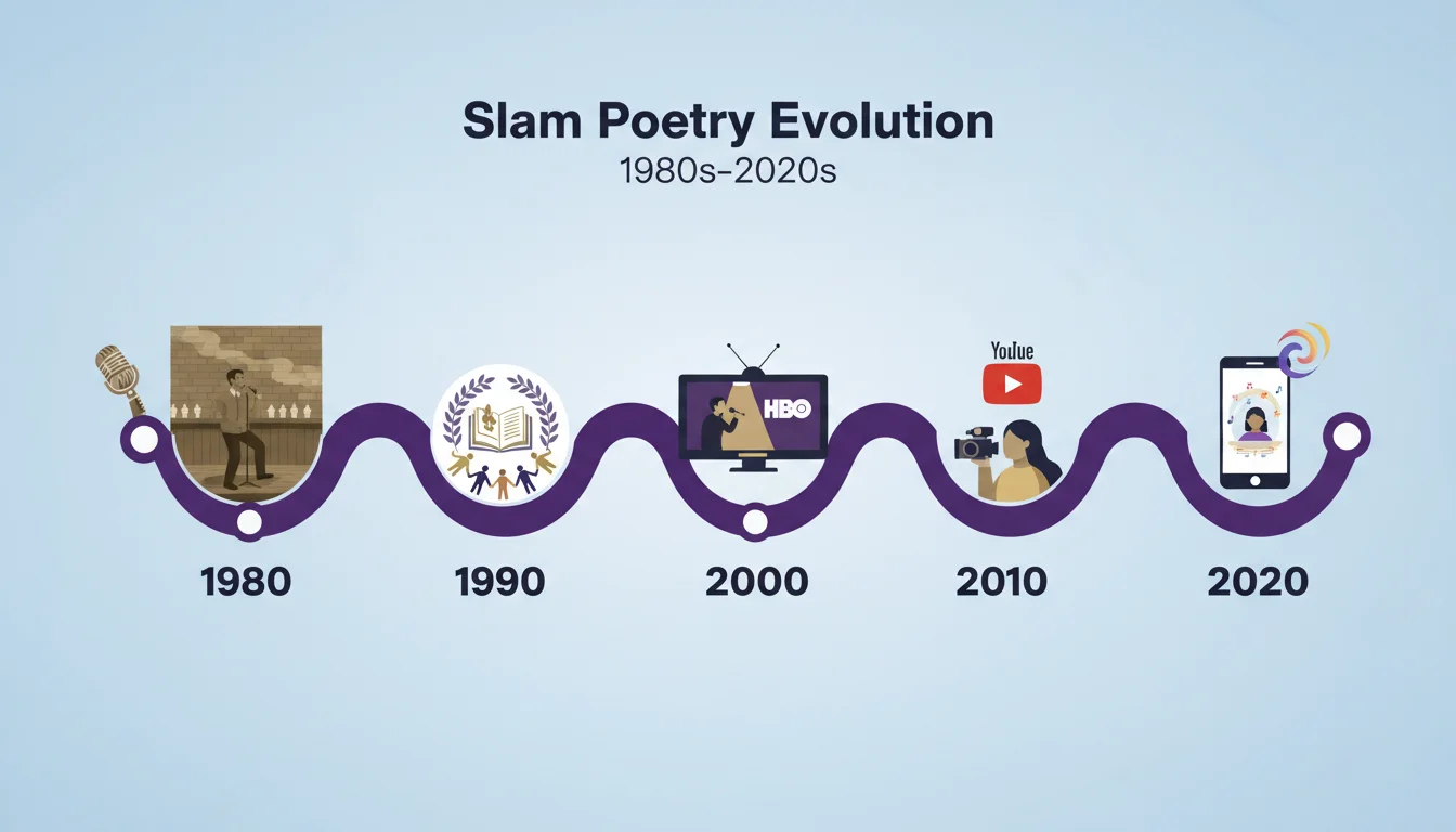 Slam Poetry Timeline: From Underground to Mainstream