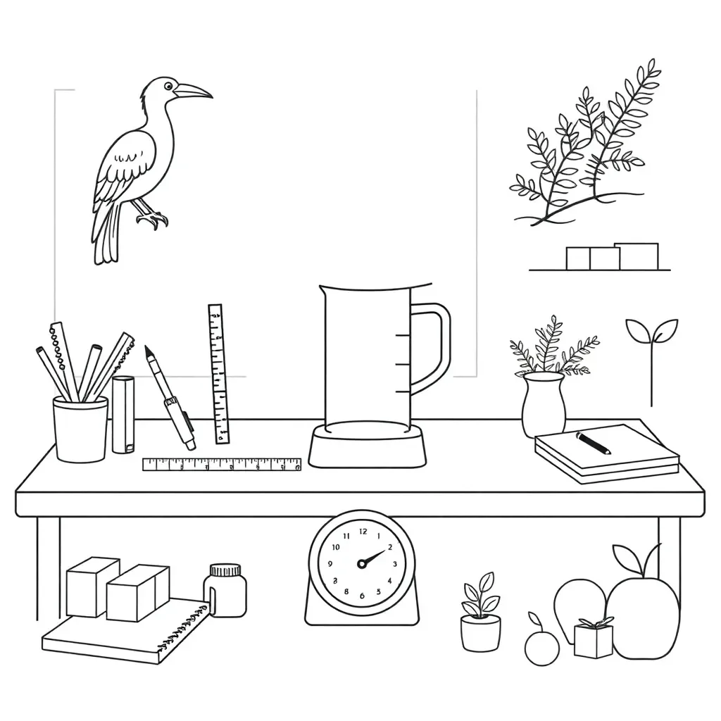 Measuring tools illustration