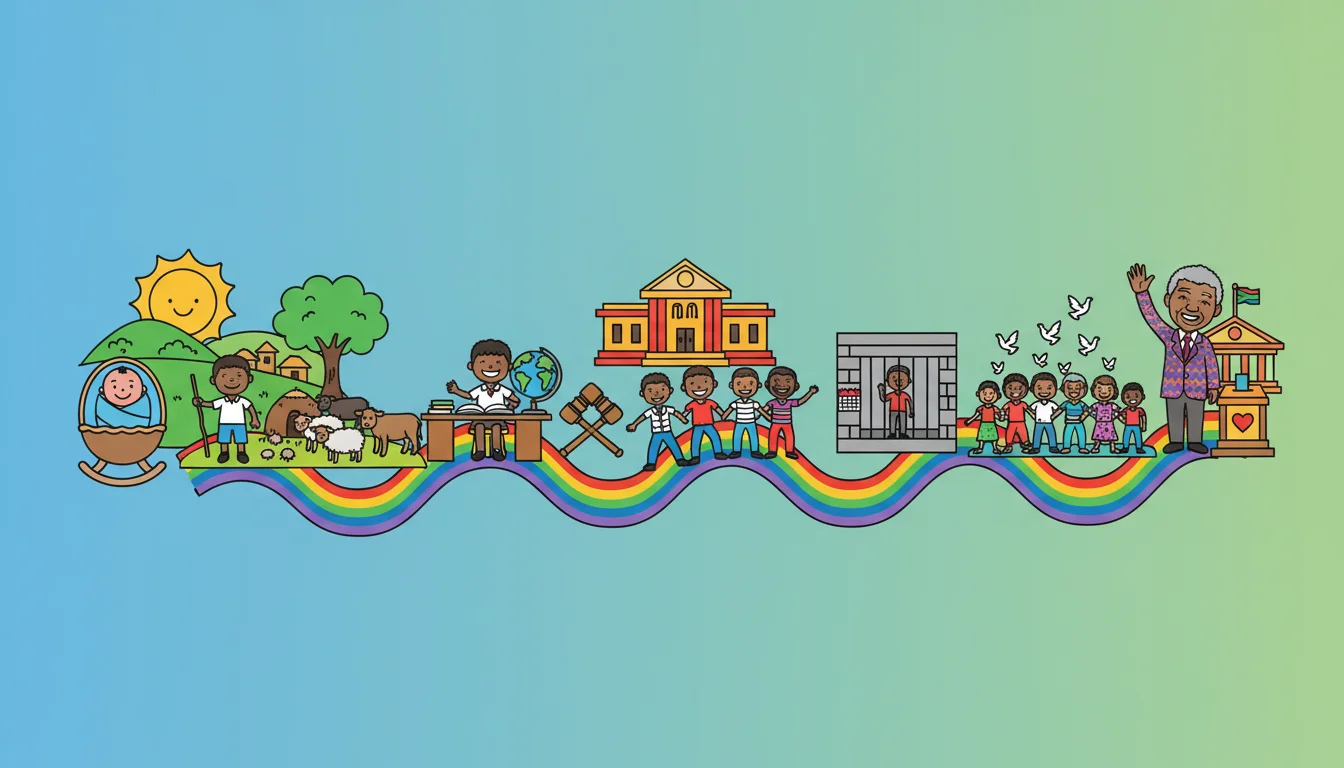 Nelson Mandela's Life Journey
