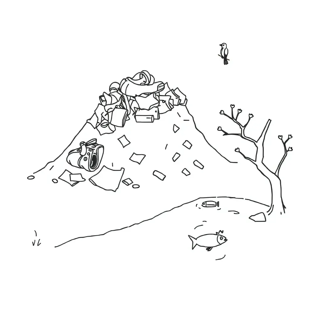 Book and reading illustration