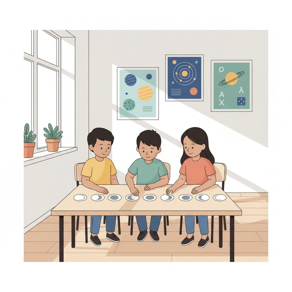 Moon Phase Sorting Activity