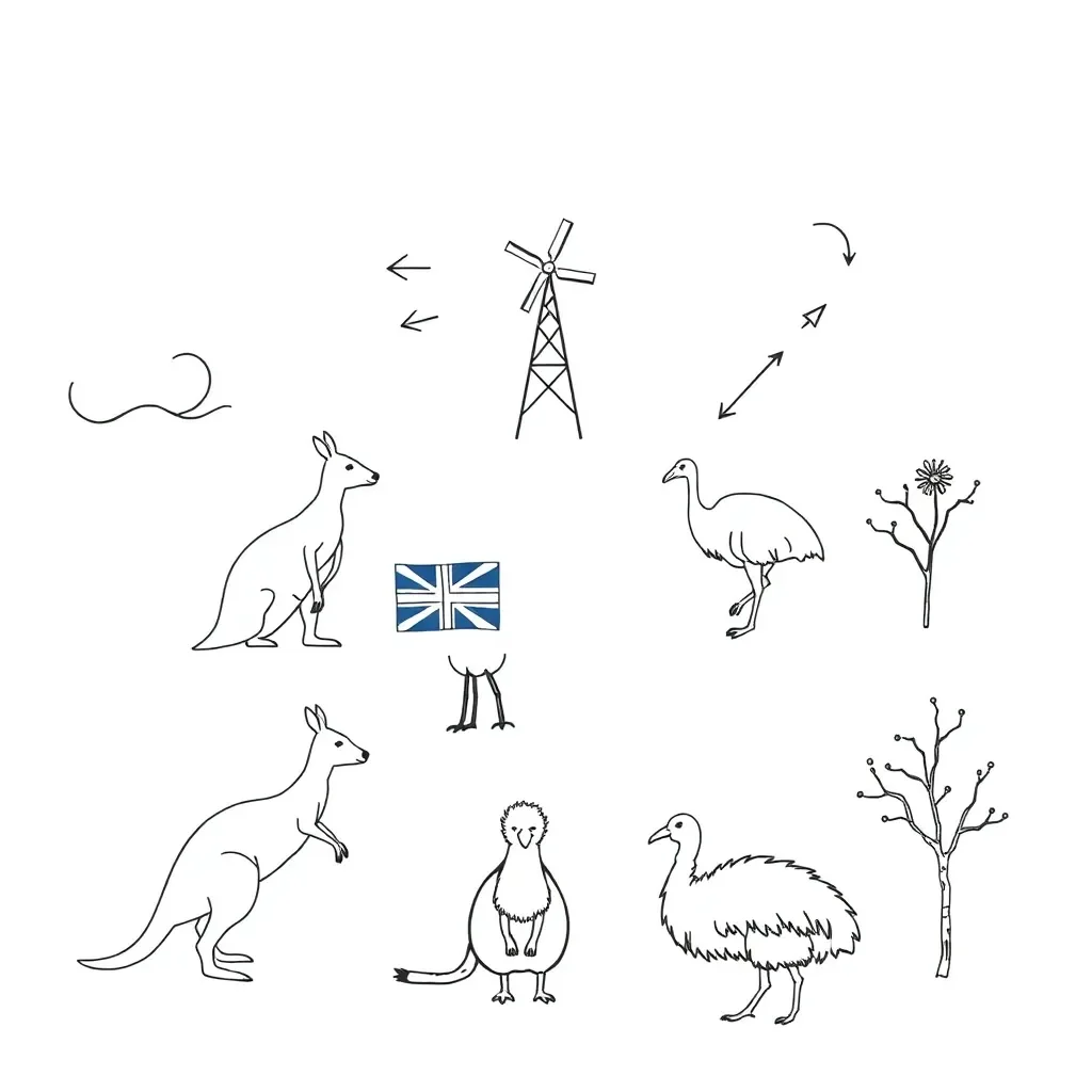 Forces and arrows illustration