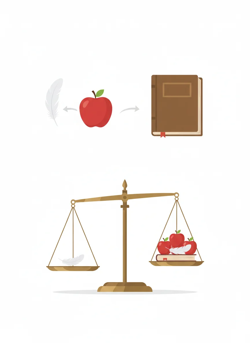 Ordering Objects: Lightest to Heaviest