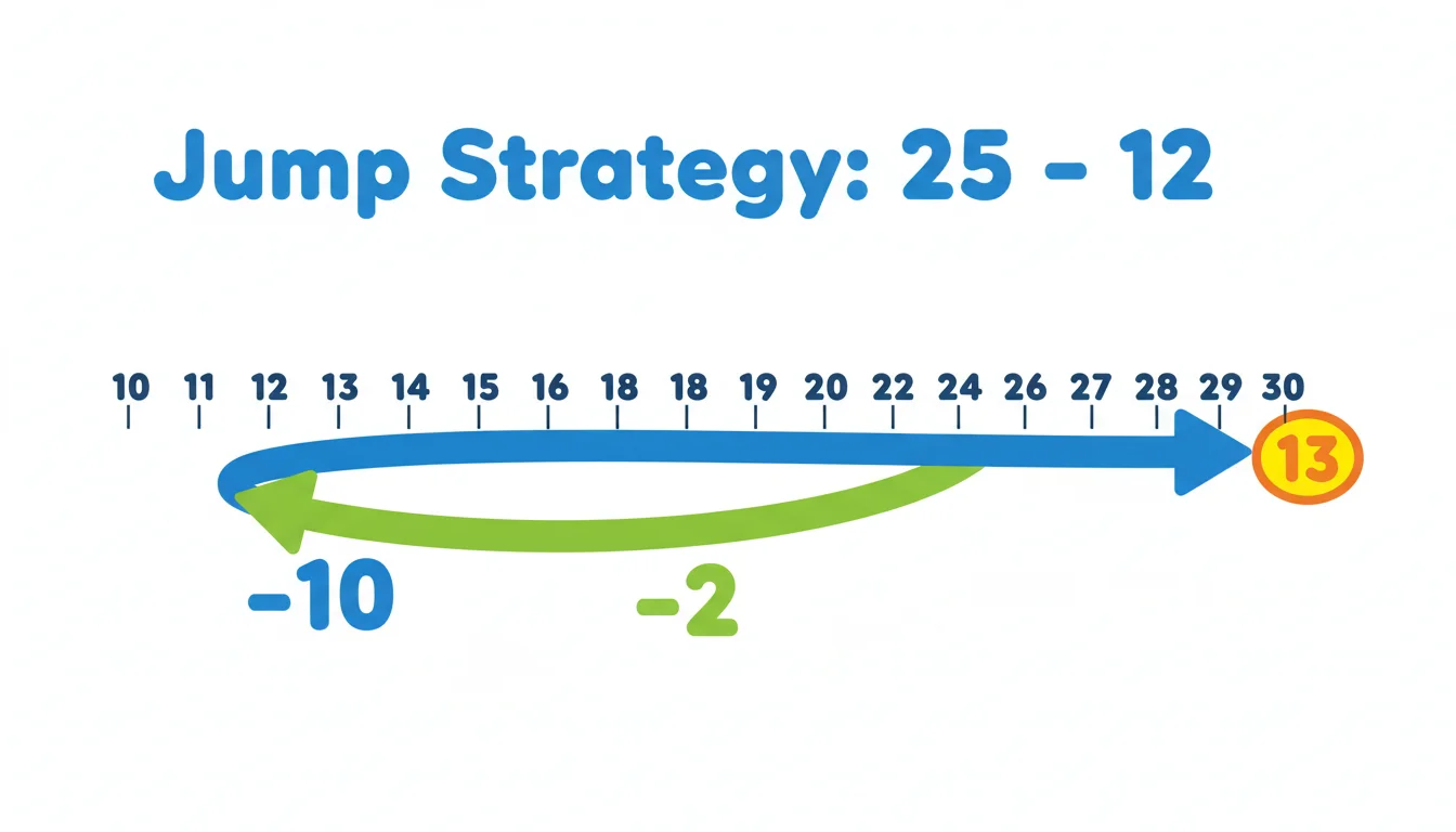 Jump Strategy Example: 25 - 12