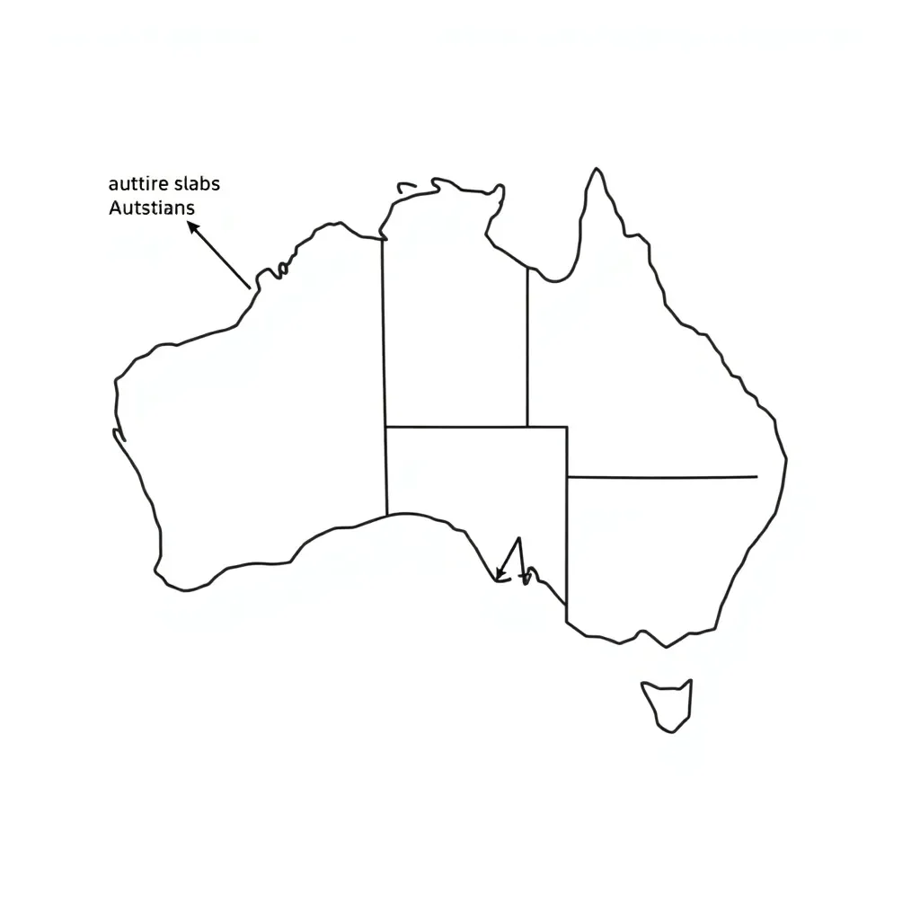 Plate tectonics illustration showing tectonic plates