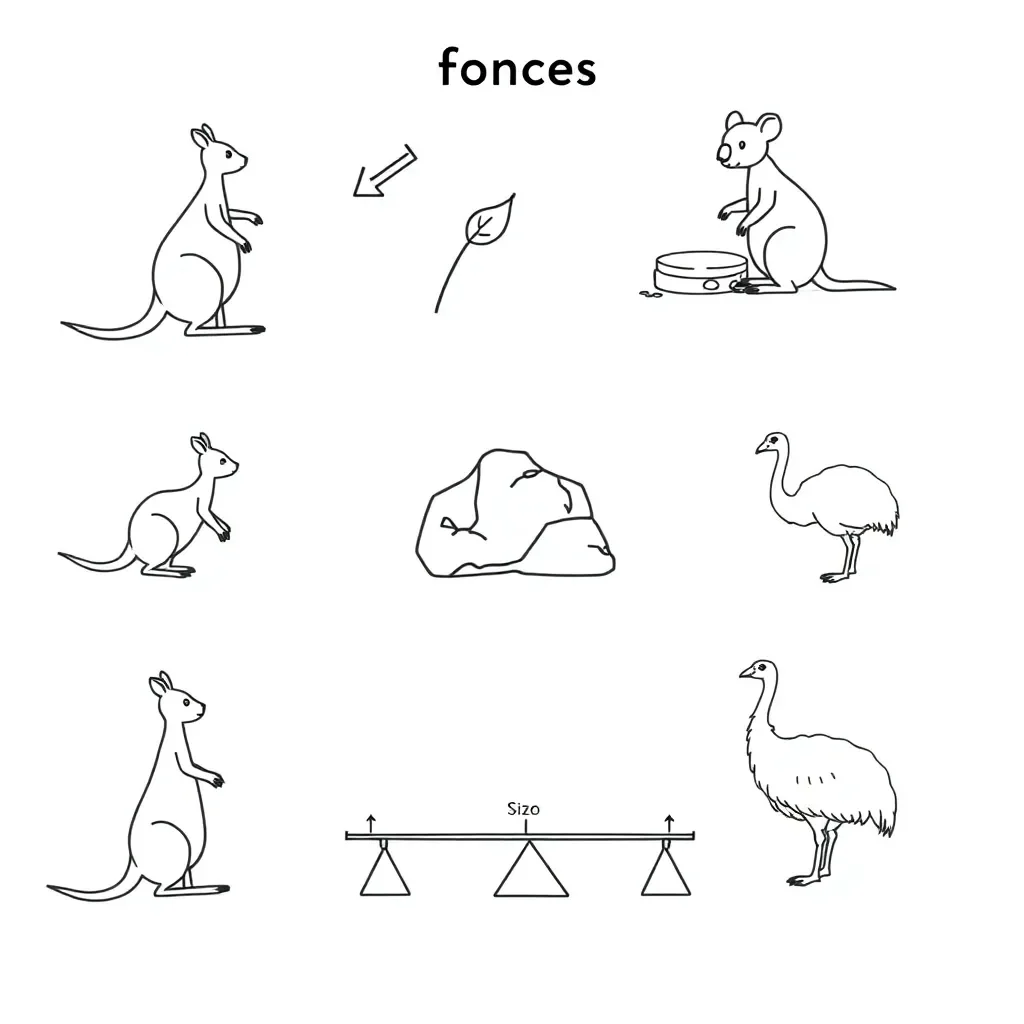 Forces diagram illustration