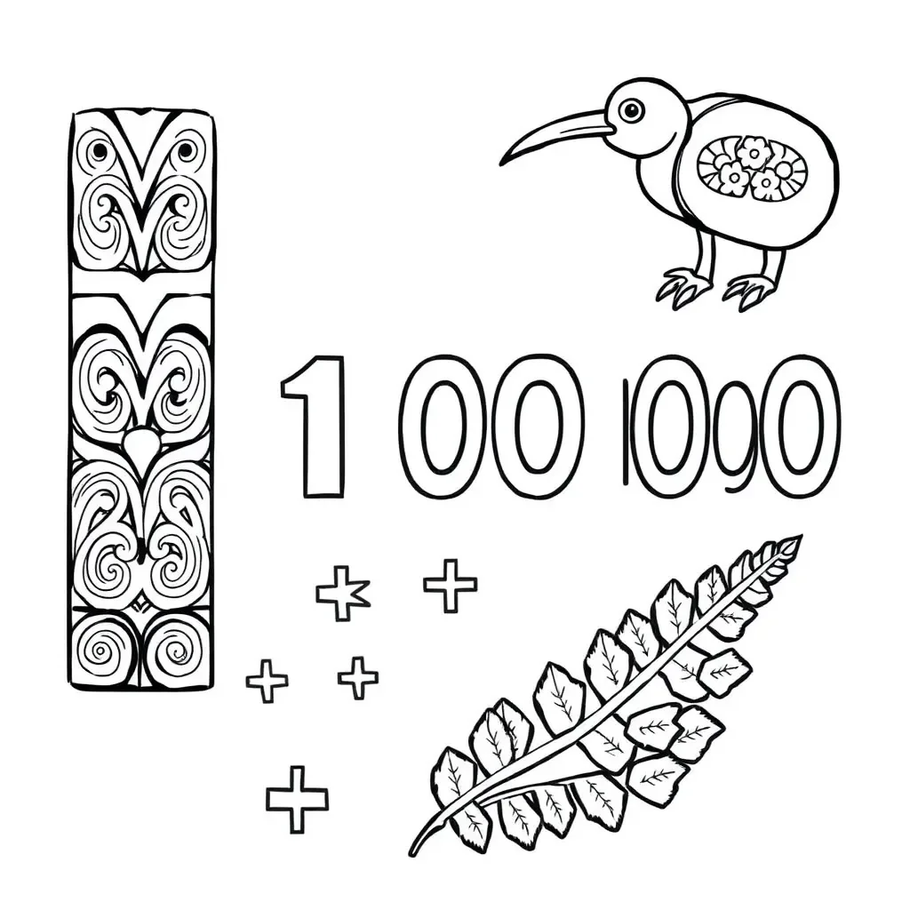 Place value worksheet illustration