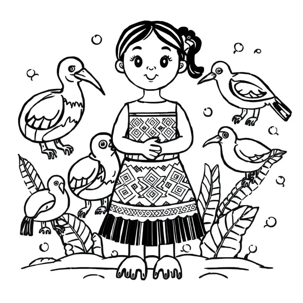 Vocabulary worksheet illustration