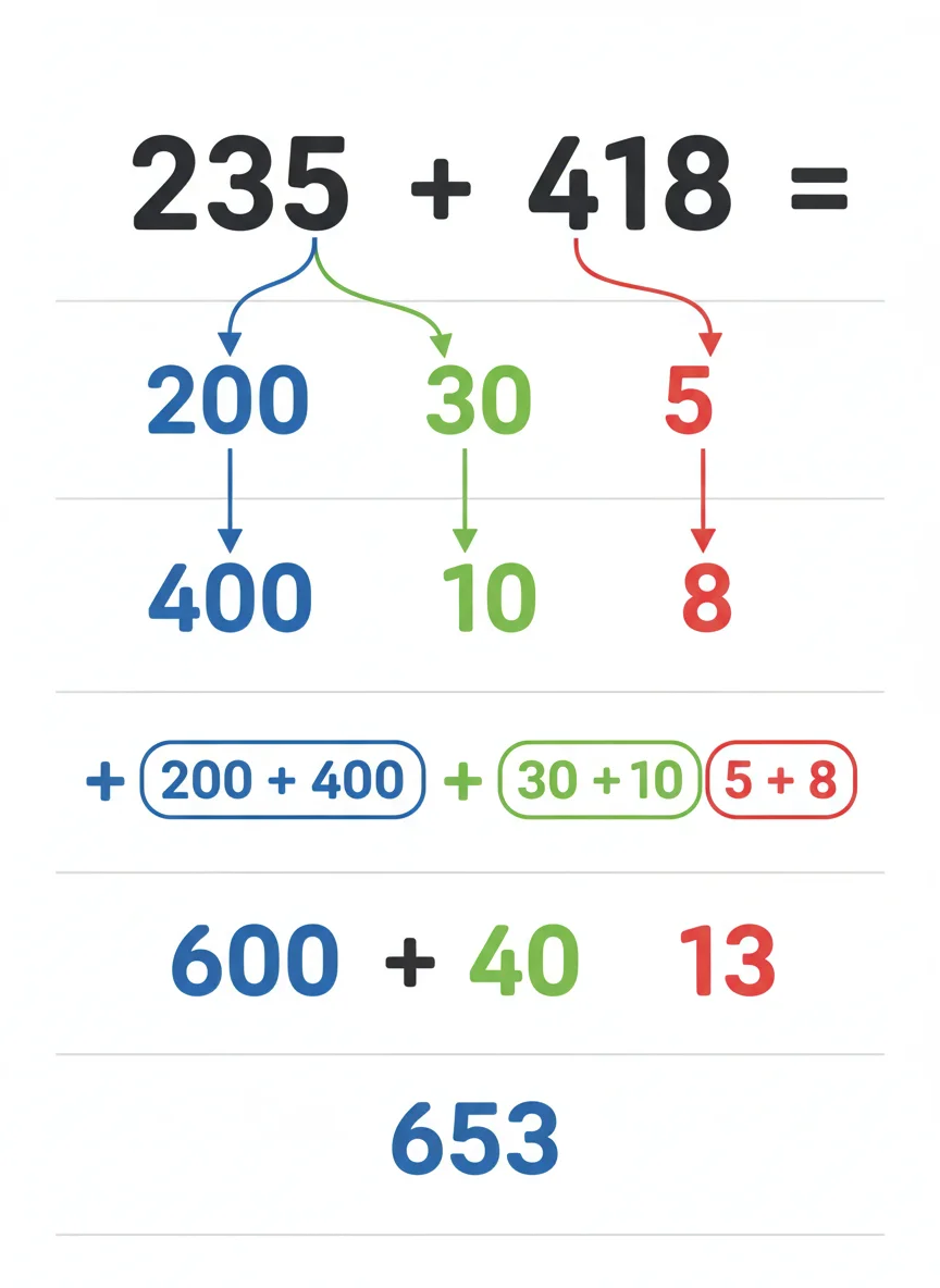 Addition Strategies in Action