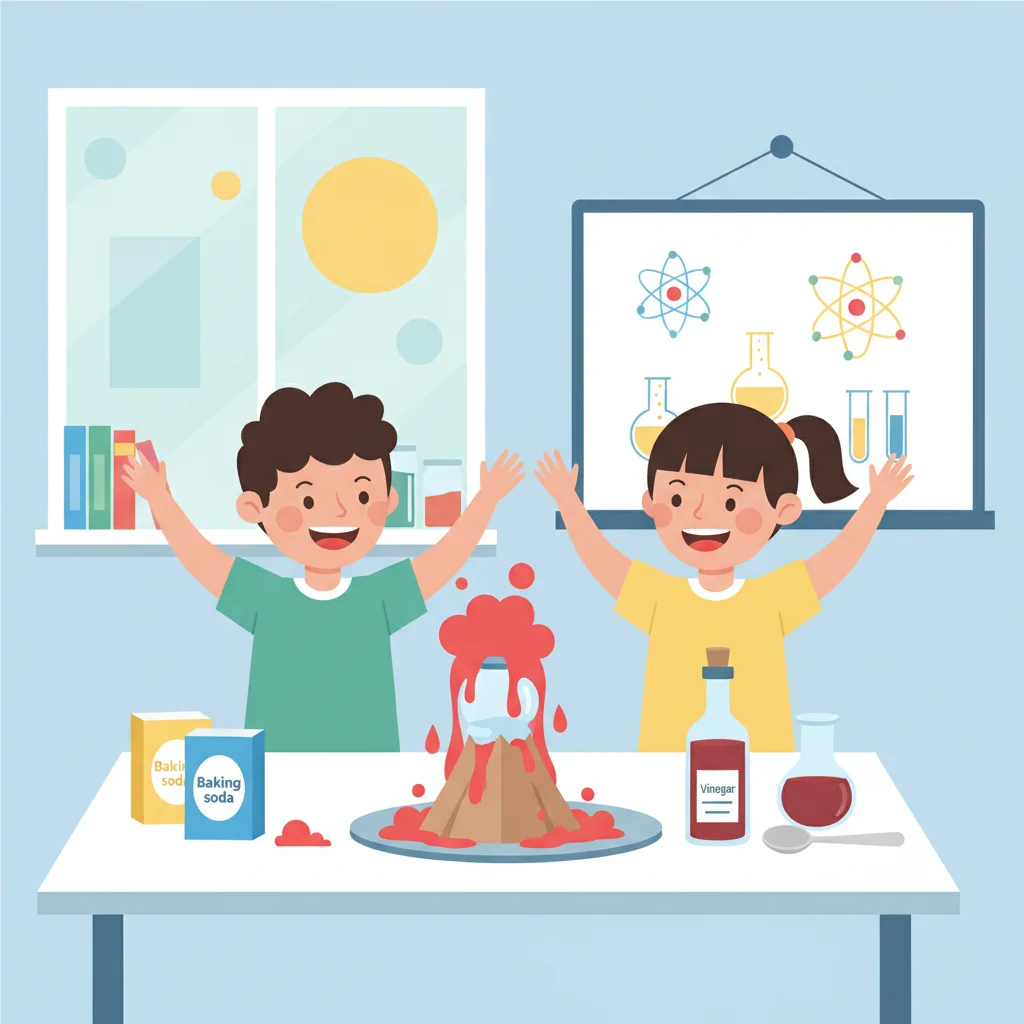 Volcano Eruption Experiment