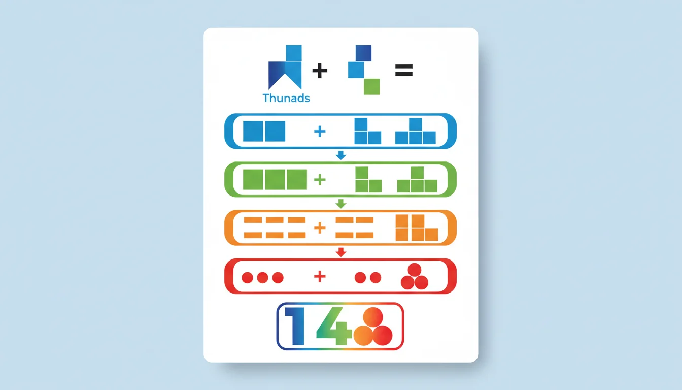 Step-by-Step Addition Process