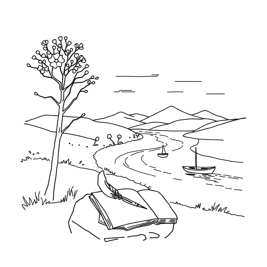 Student writing in a journal