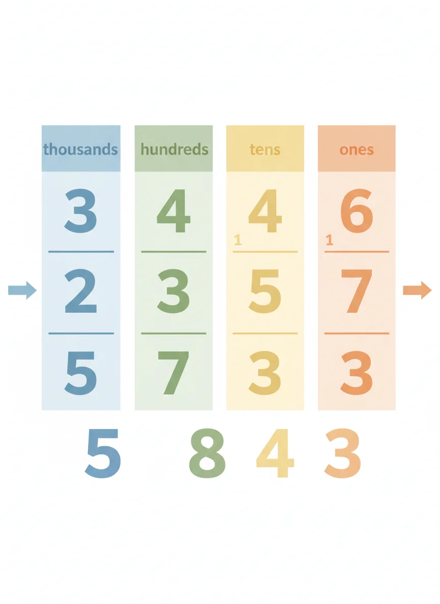 Four-Digit Addition