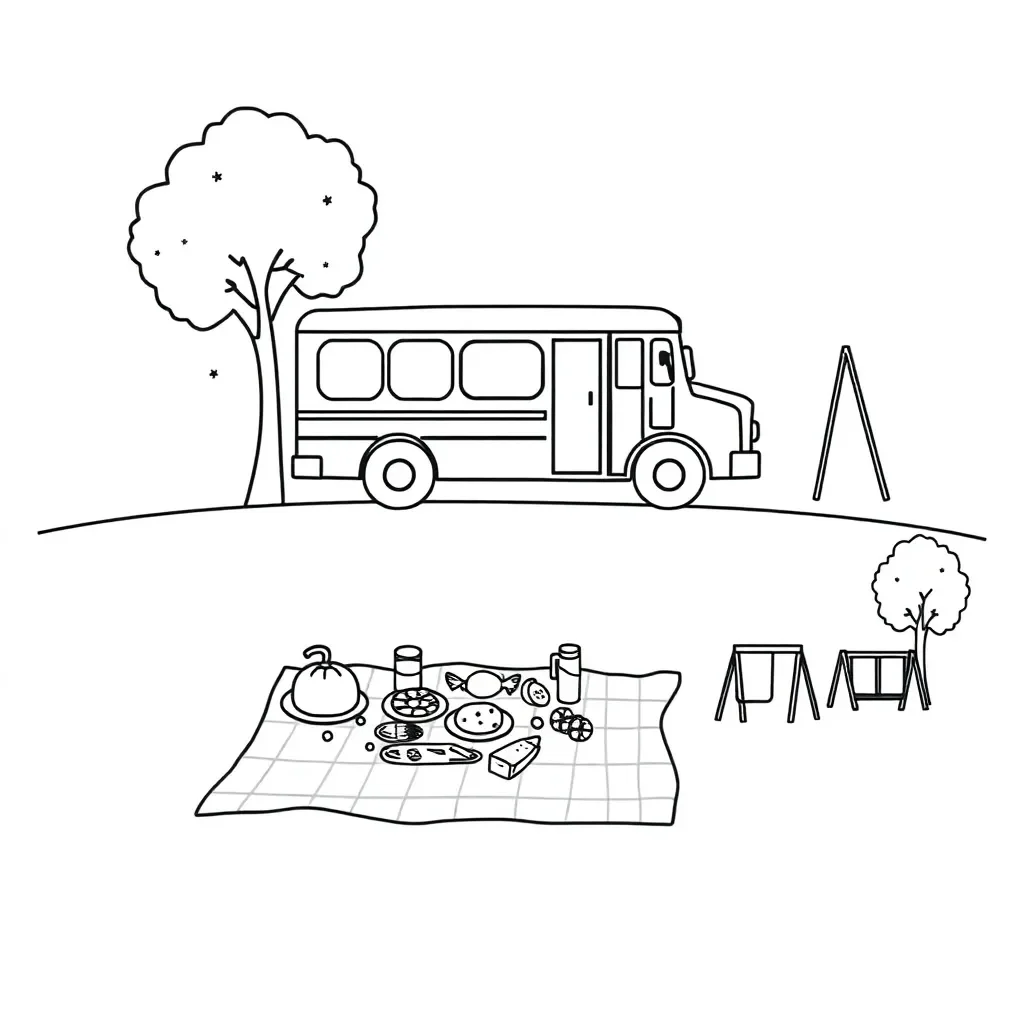 School trip illustration