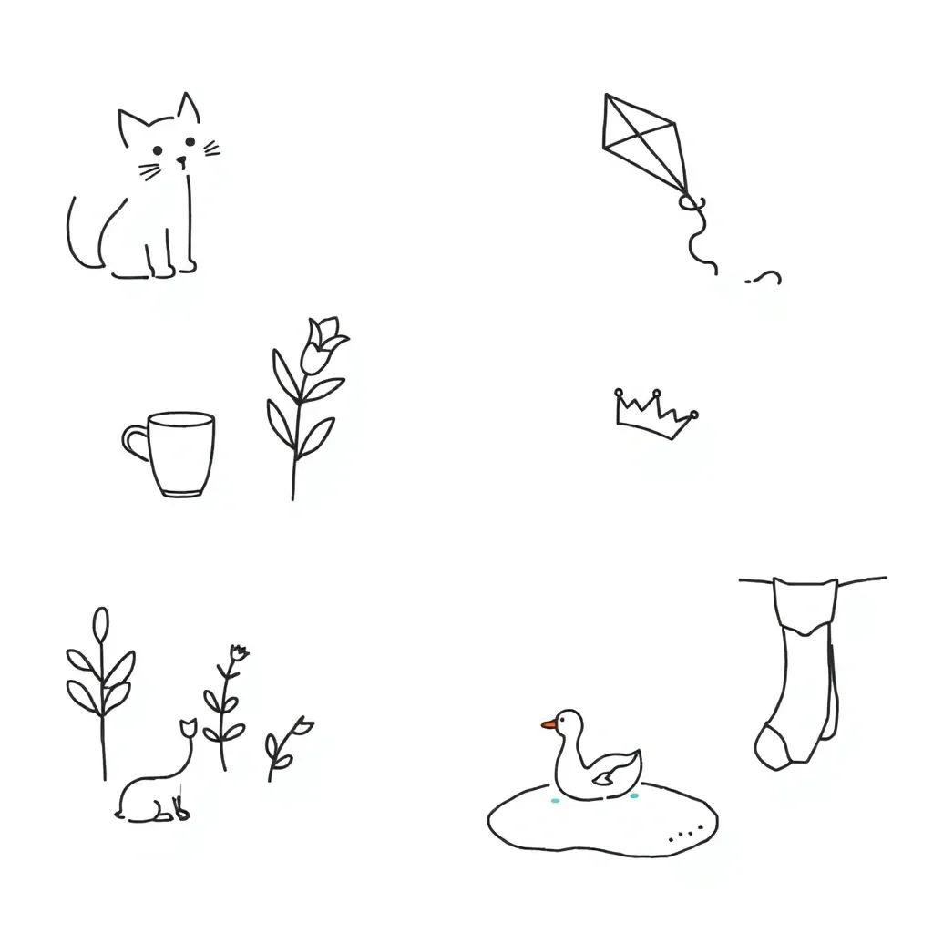 Spelling worksheet illustration