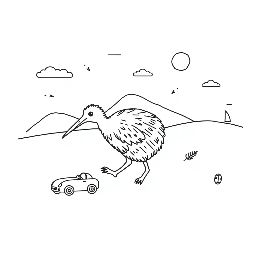 Force and motion illustration