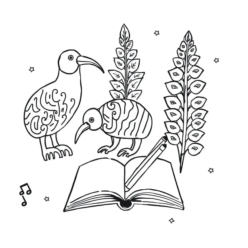 Phonics practice illustration