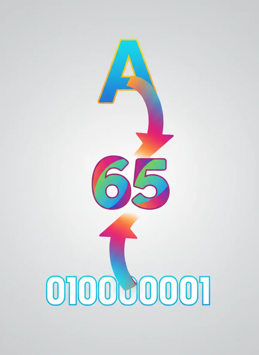 Letters in Binary - ASCII Code