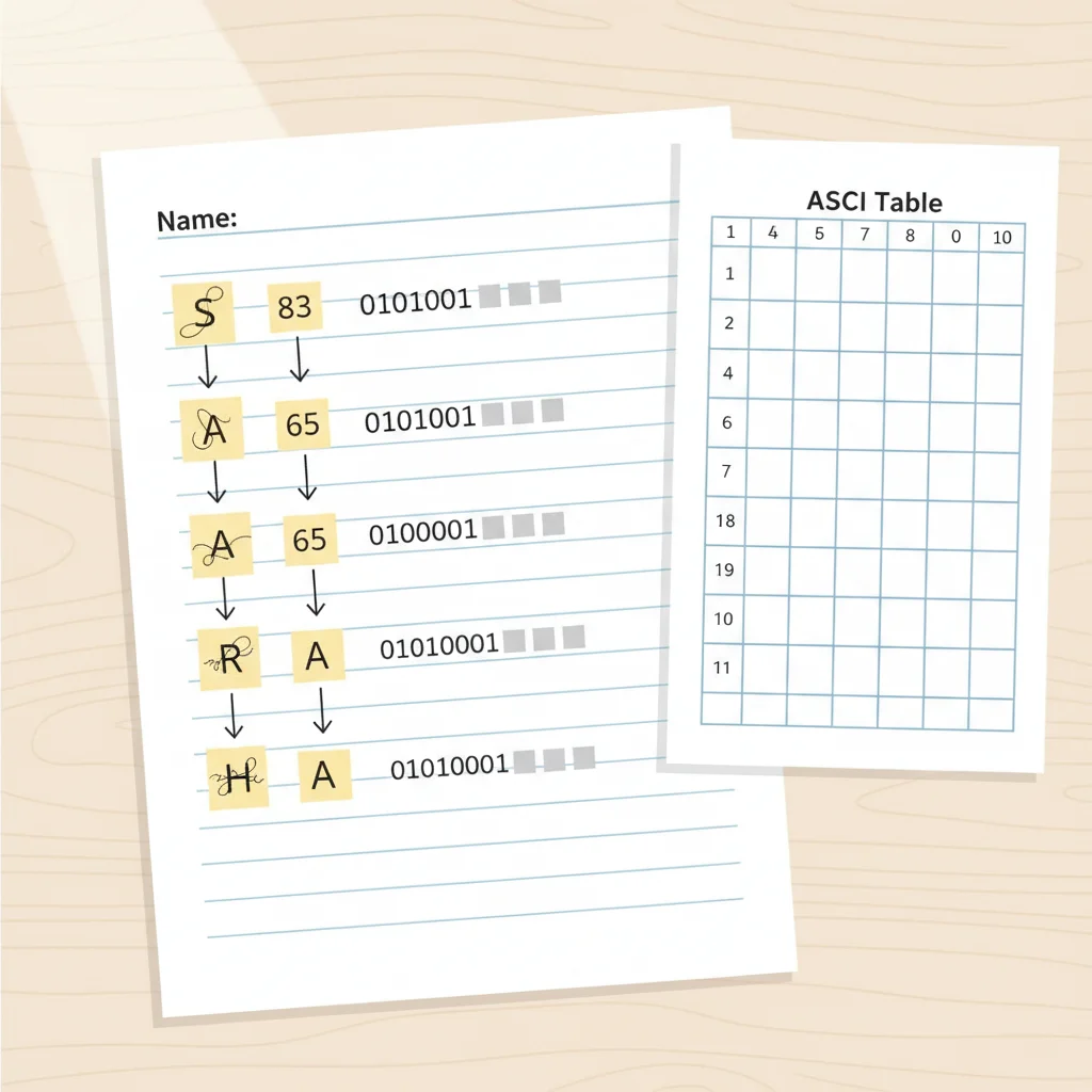 Write Your Name in Binary