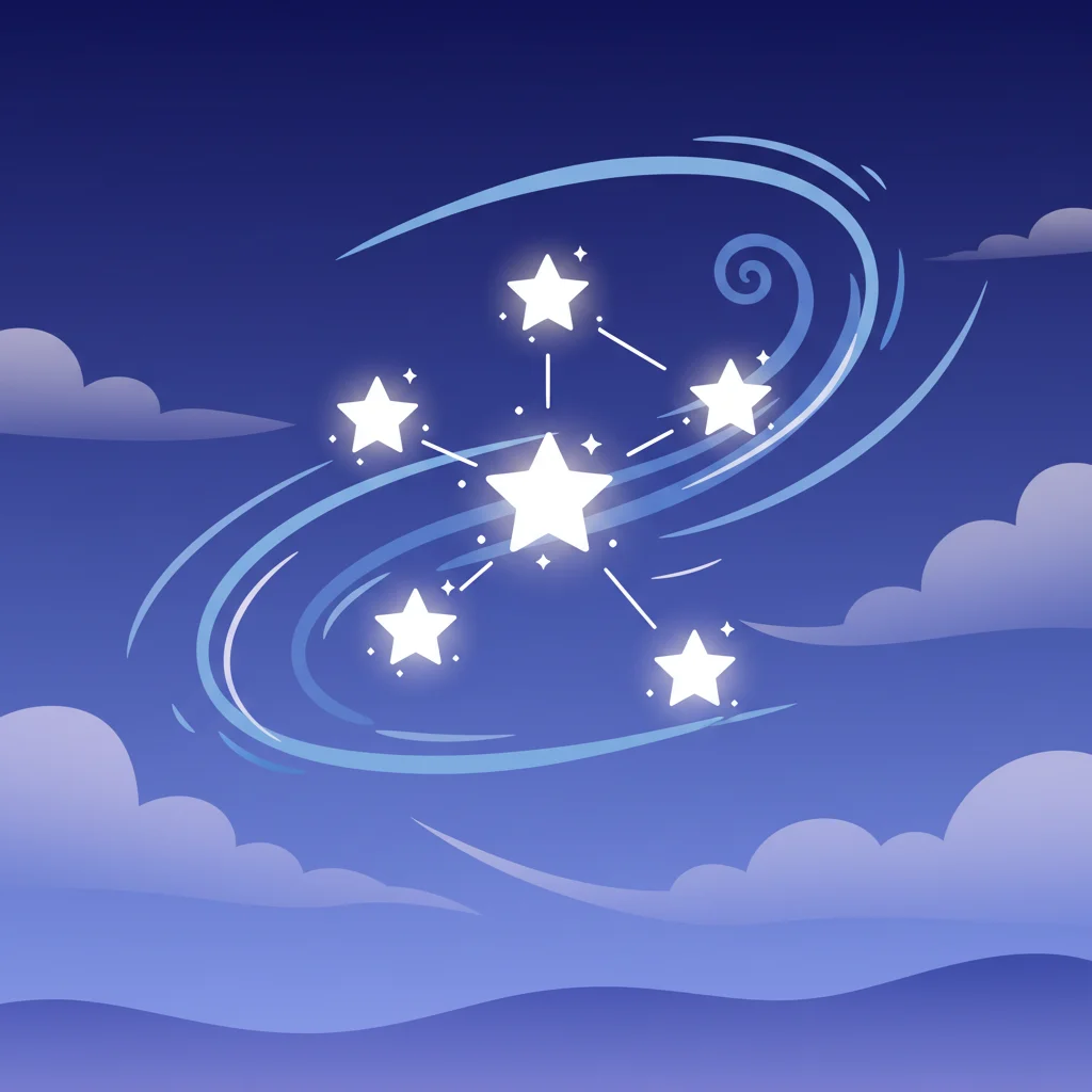 Tawhirimatea Creates the Matariki Stars