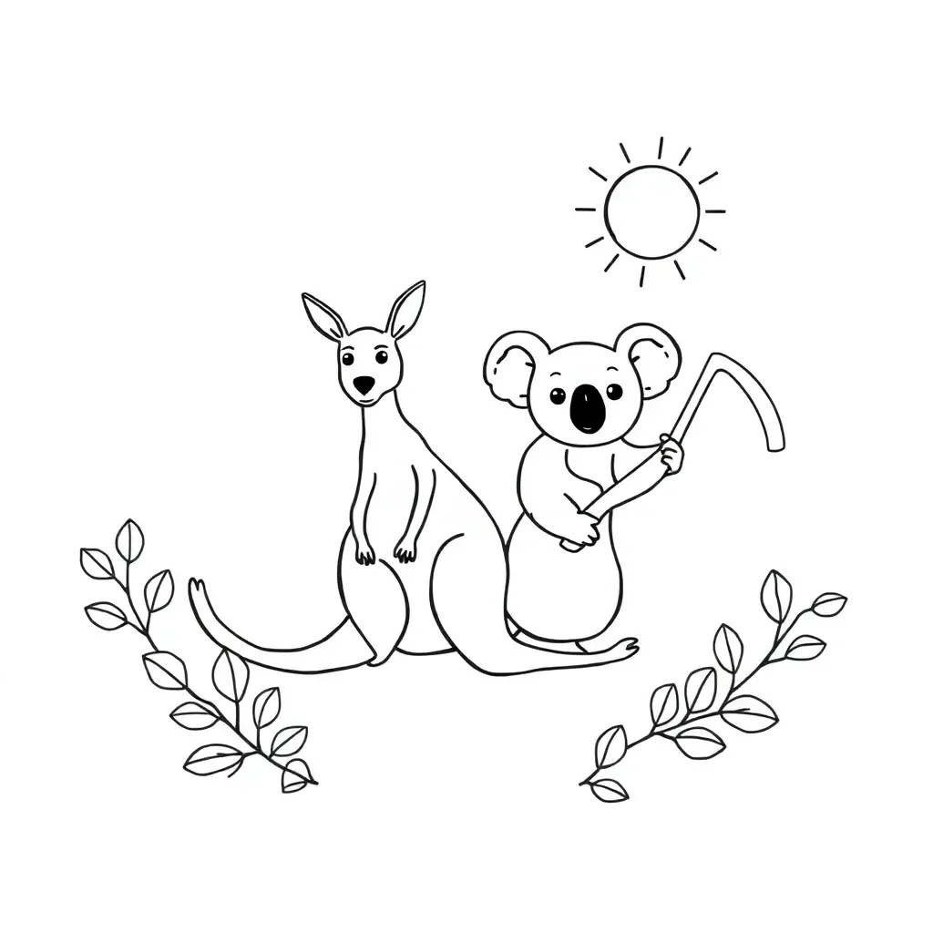 Pronoun worksheet illustration