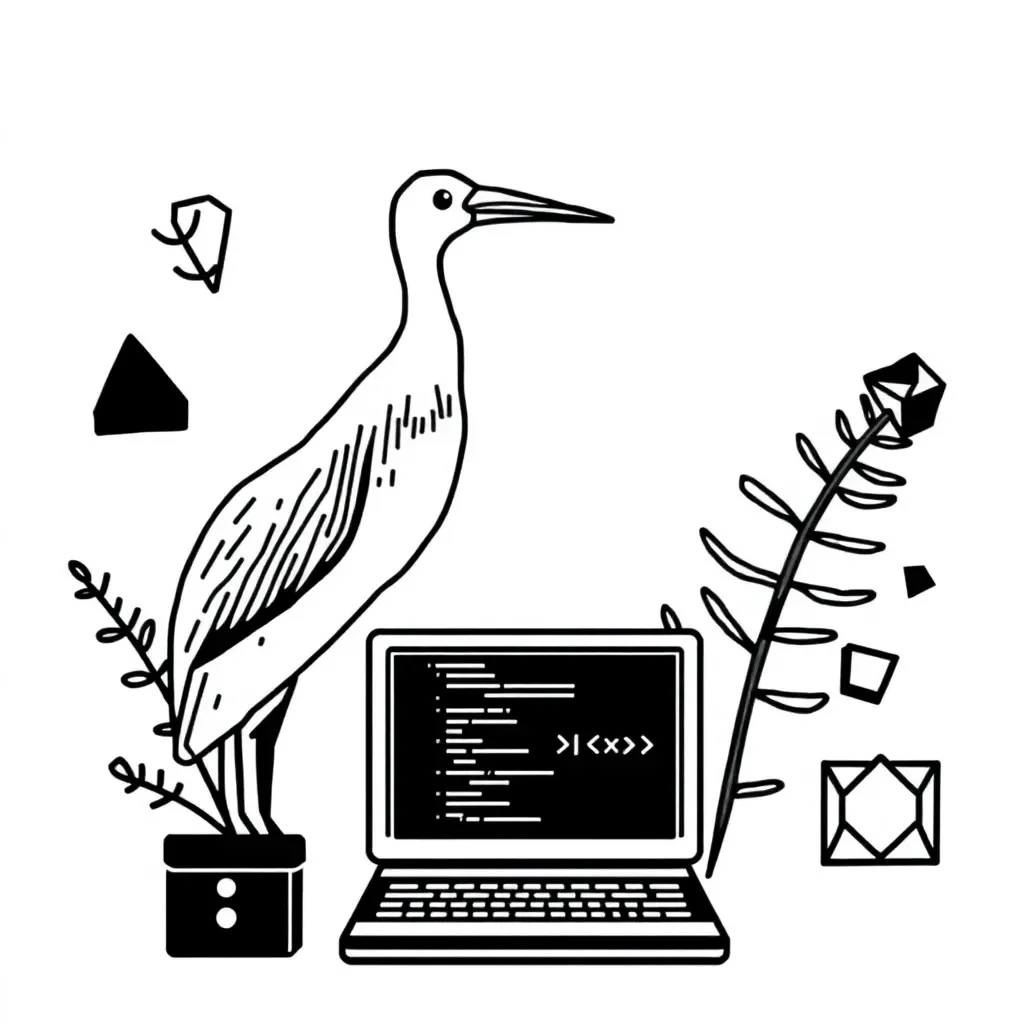 Coding and maths illustration