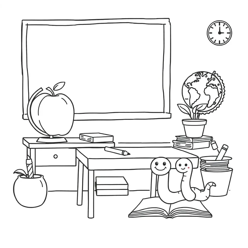 Bio-Poem worksheet illustration