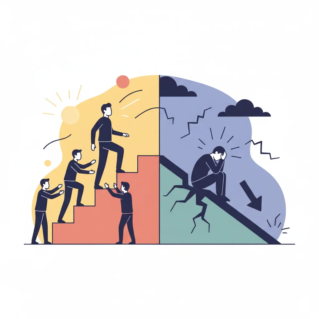 Signs of Resilience vs. Struggling