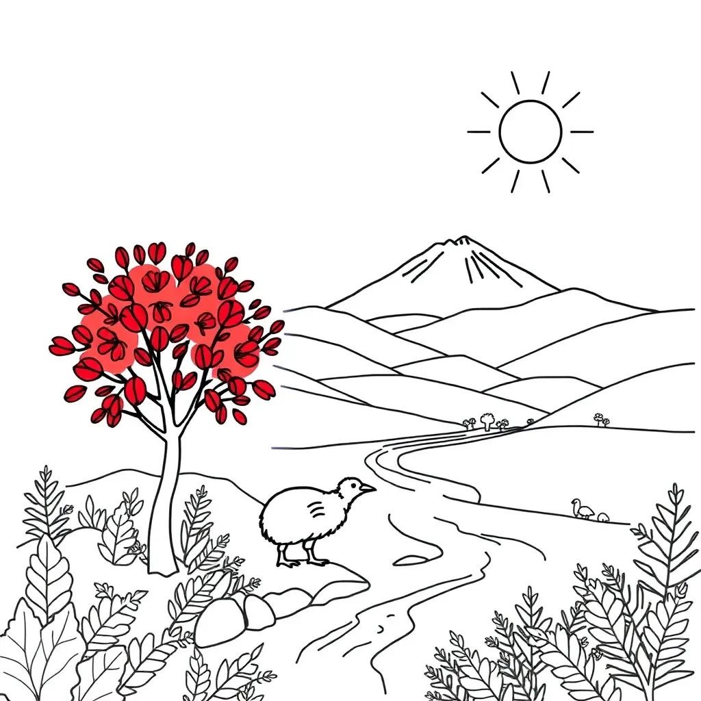 Acrostic poem illustration