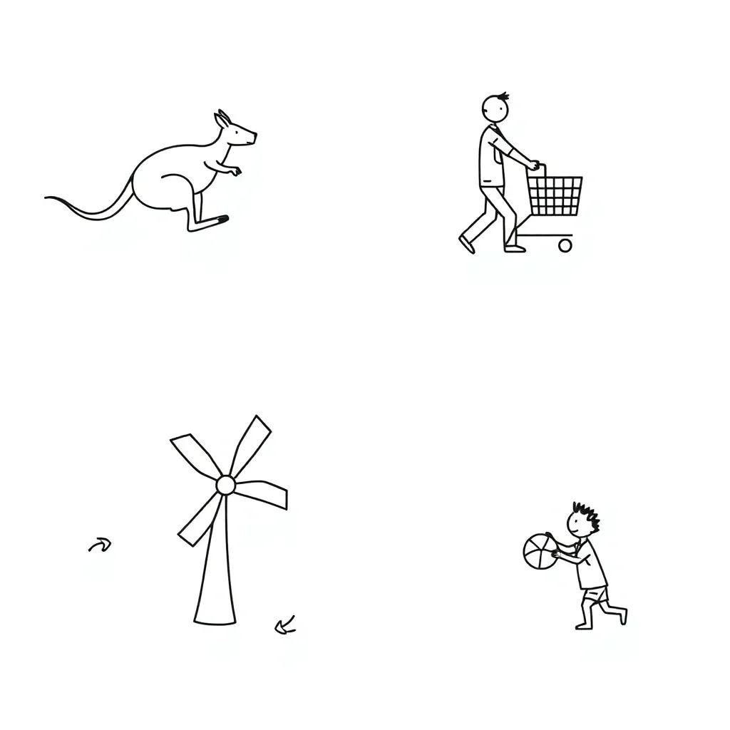 Force and physics illustration