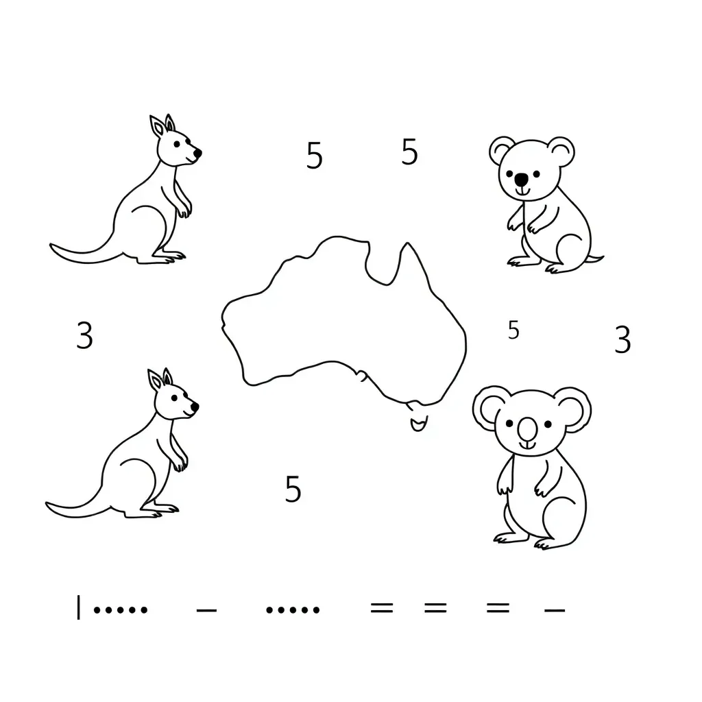 Addition and subtraction illustration
