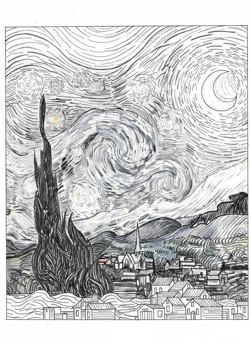 Step 1: Drawing Our Night Sky