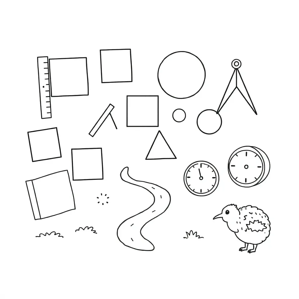 Geometry and measurement illustration