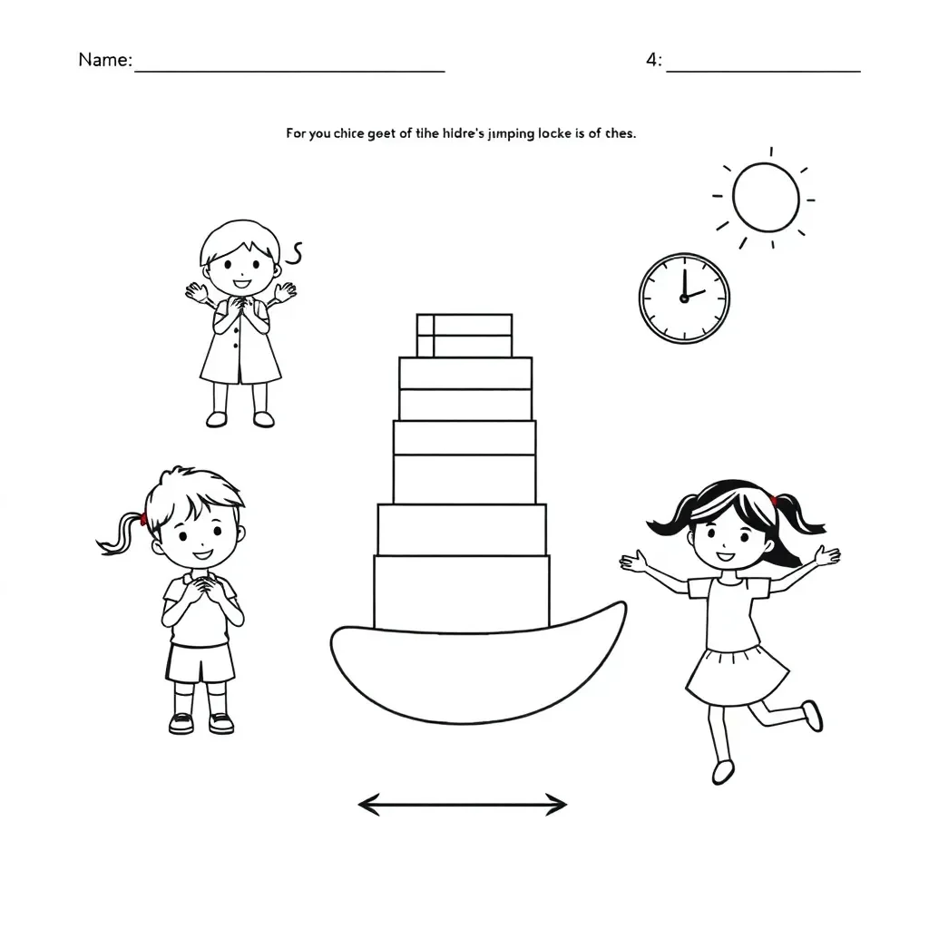 Worksheet illustration