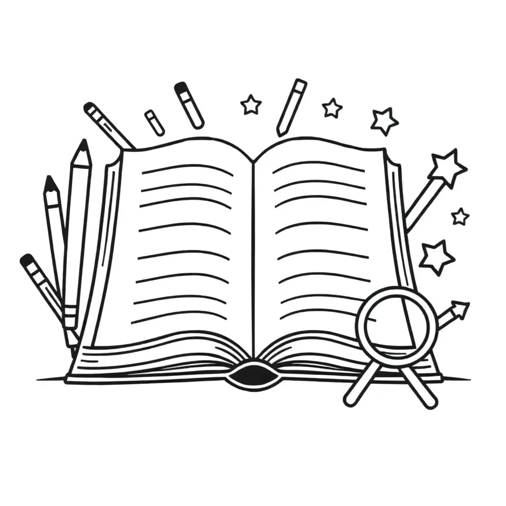Vocabulary worksheet illustration